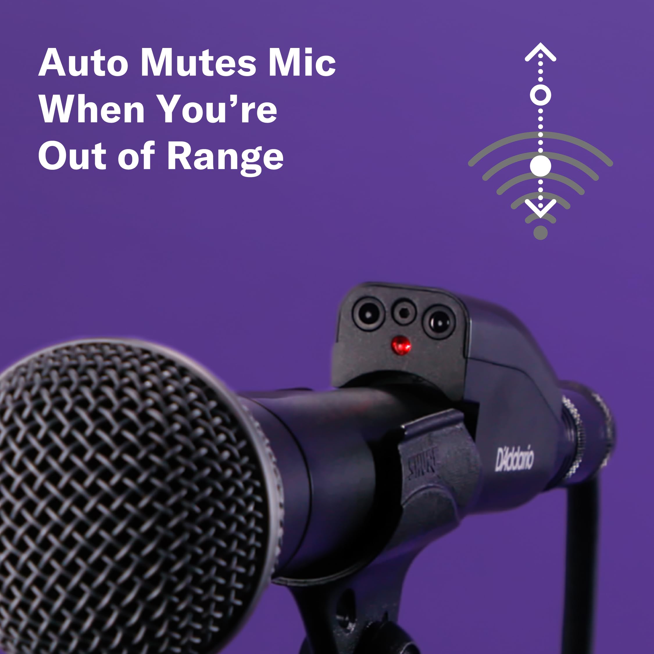 Amazon | D'Addario ダダリオ 赤外線マイクセンサー IR Mic Mute PW